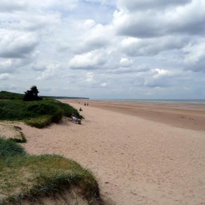 A Colleville sur mer, 8 km, les dunes